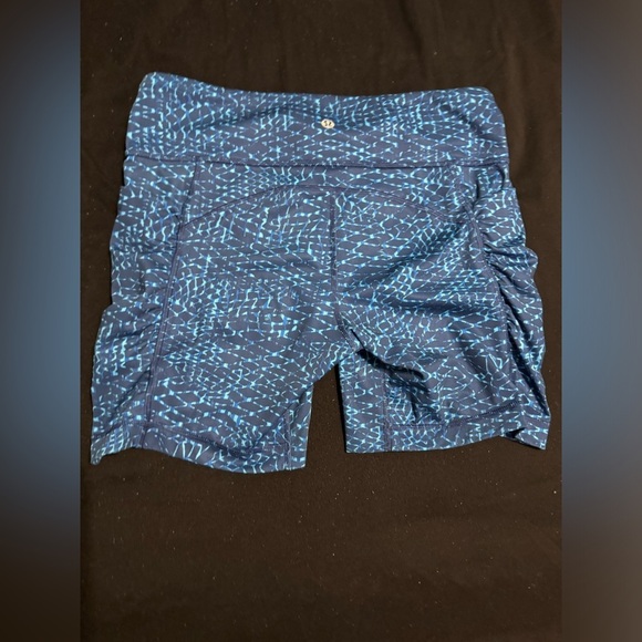 Lululemon athletica Speed Track Short Samba Snake Kayak Blue Hero Blue - Picture 6 of 8
